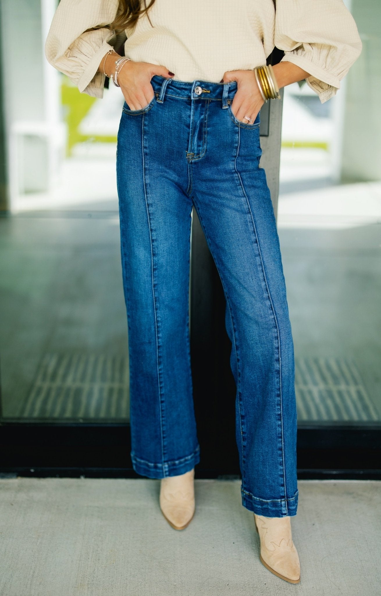 Diva High Rise Dark Denim