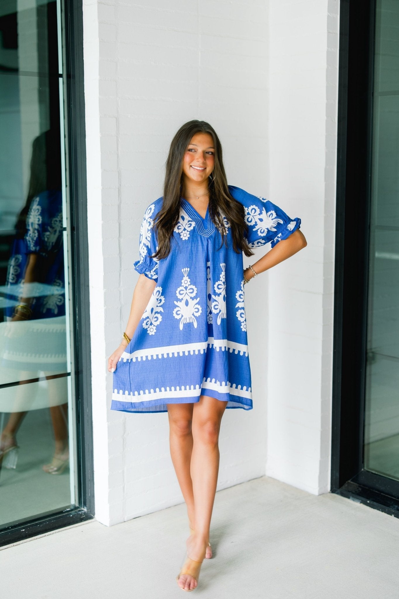 Coastal Cobalt Blue Dress