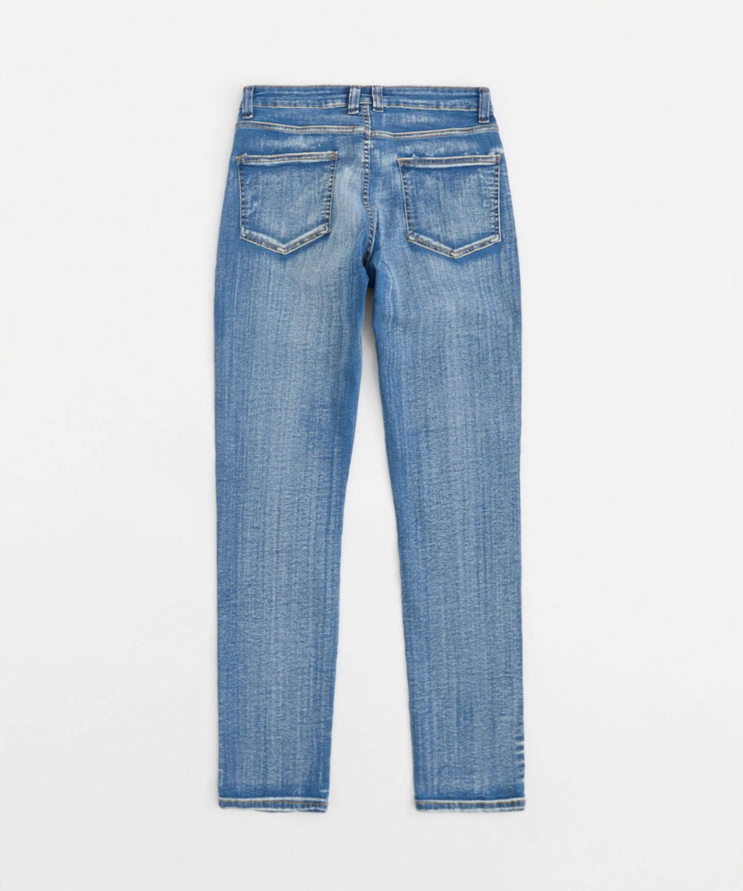 Stoned Out Denim Jeans - Light Blue