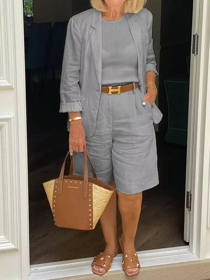 Elina | Sleek Blazer Set