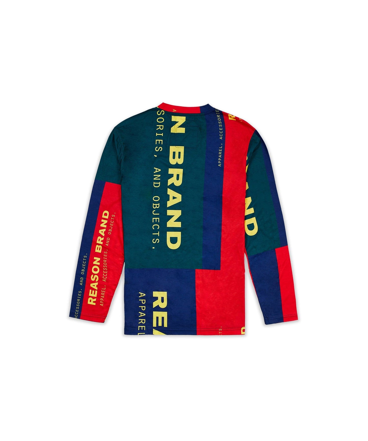 Arseno Multi Color Long Sleeve Logo Tee