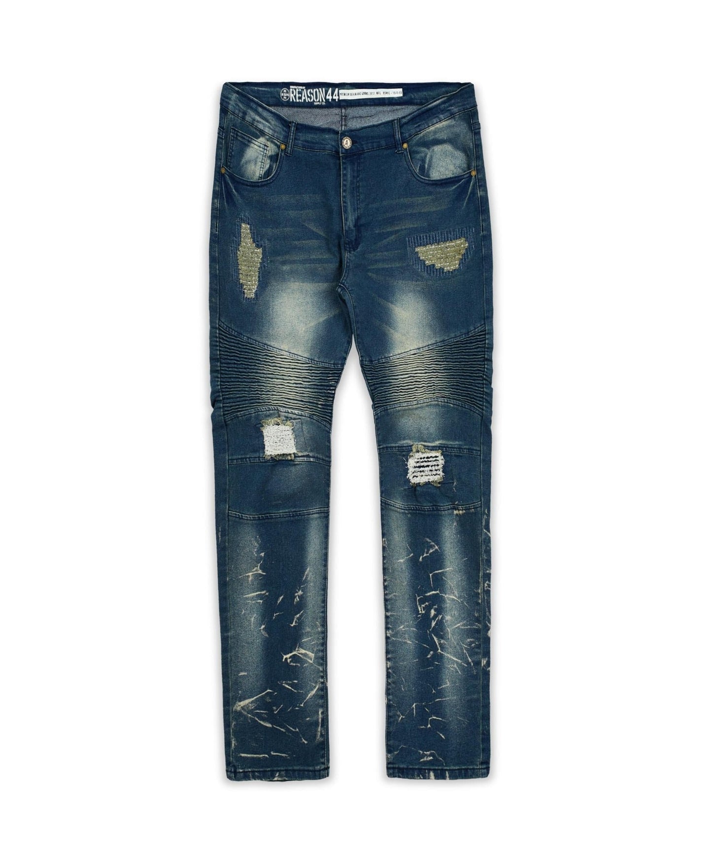 Plus Size Mulberry Moto Destroyed Jeans