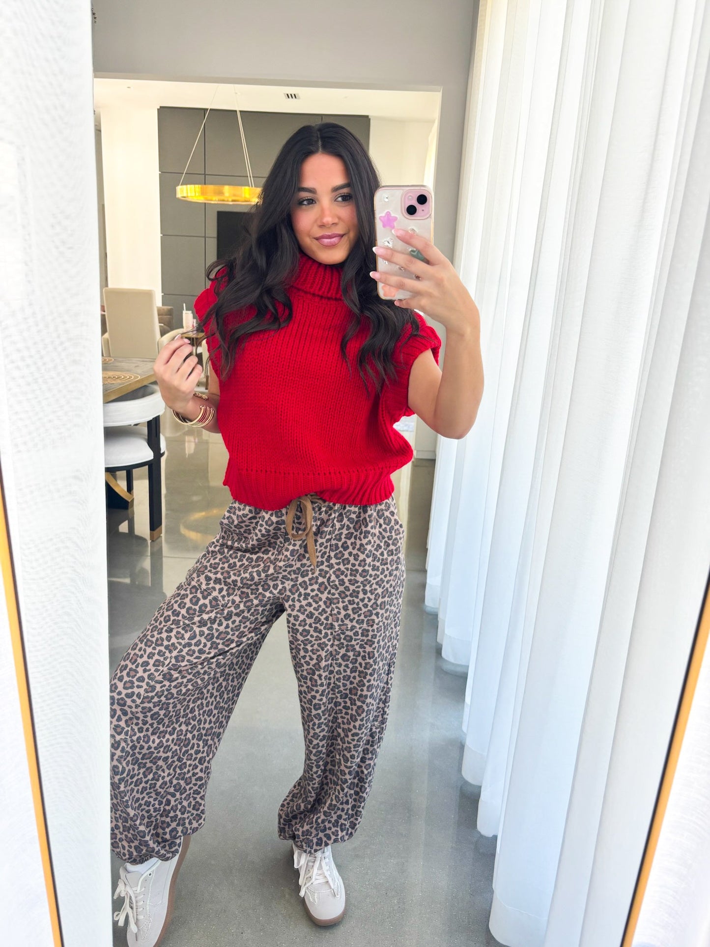 Sweeter Days Red Sweater Top