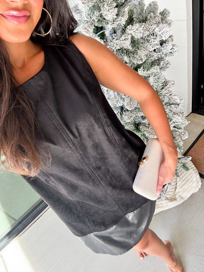 A Moment In Time Suede Dress ~FINAL SALE~