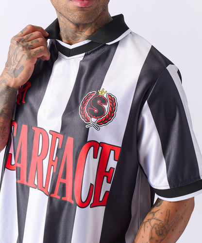 Scarface Soccer Jersey - Black&White