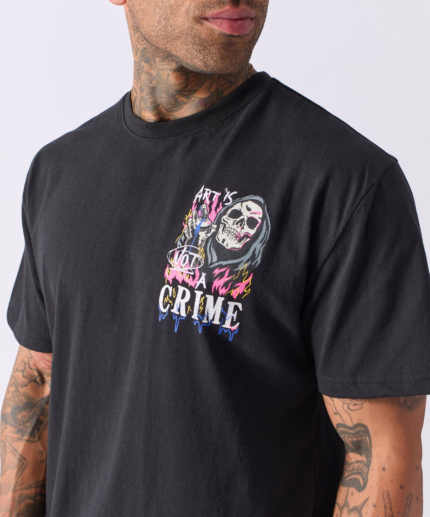 Chaos Short Sleeve Tee - Black