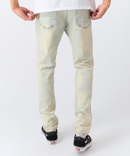 Distressed Denim Pant - Light Blue