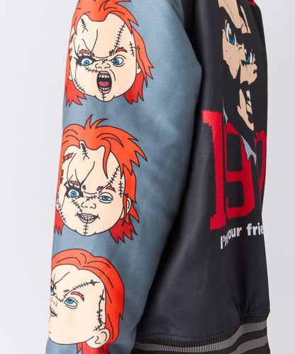 Chucky Nice Guy Varsity Jacket - Black