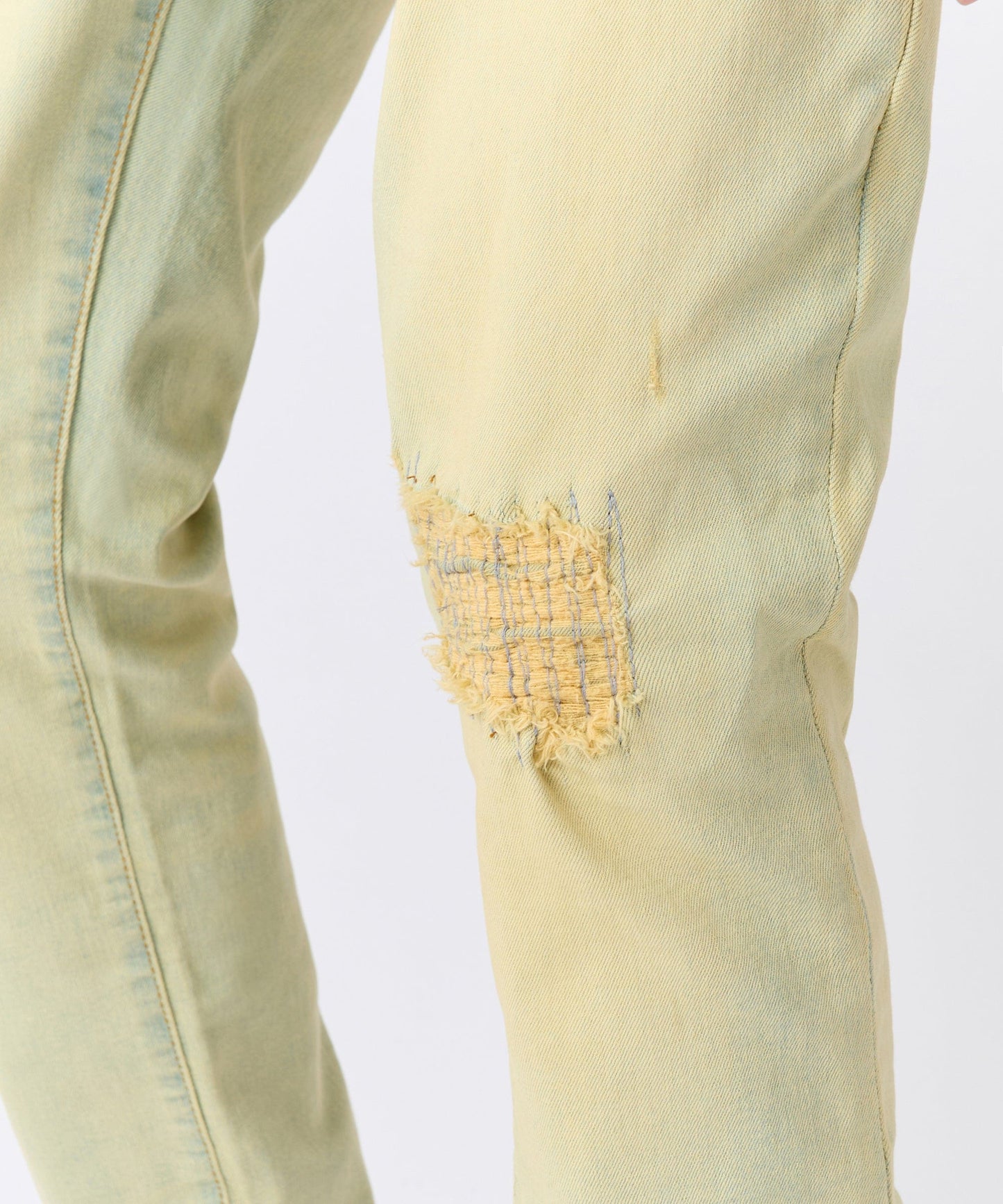 Rip and Repair Denim Jeans - Light Blue