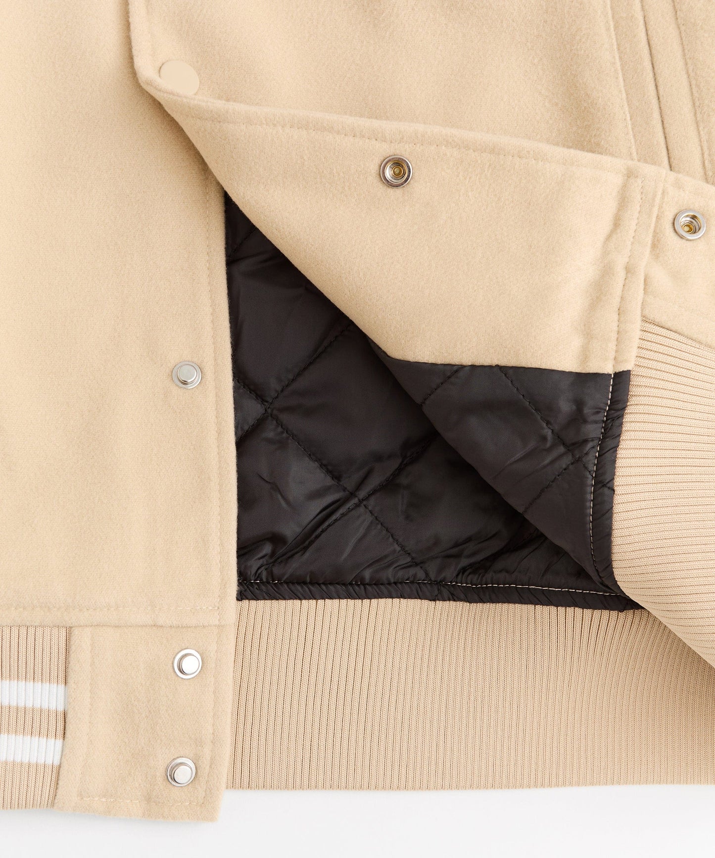 Self Made Tapestry Varsity Jacket - Khaki