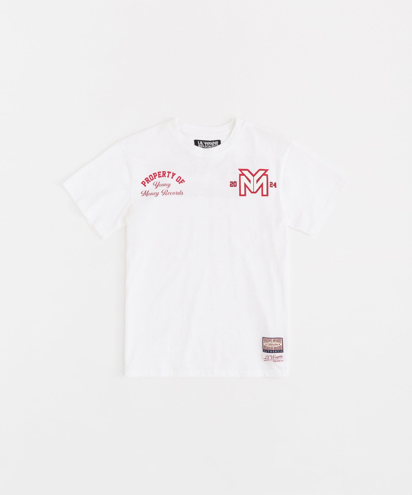 Lil Wayne Young Money Records Short Sleeve Tee - White