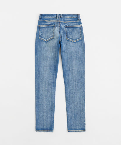 Stoned Out Denim Jeans - Light Blue