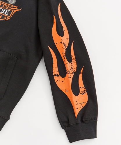 Popeye Moto Club Graphic Hoodie - Black