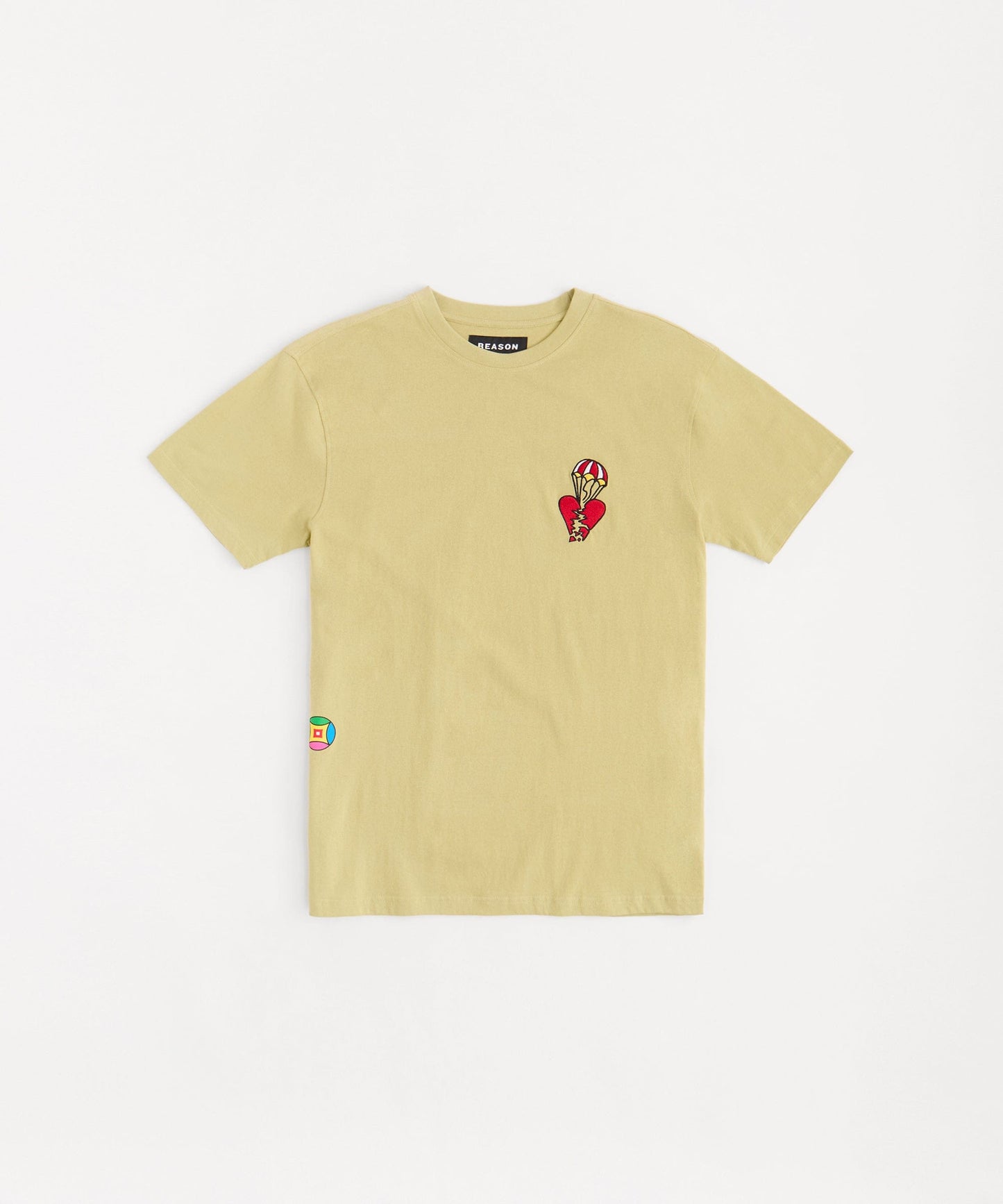 Heart Broken Short Sleeve Tee - Olive Green
