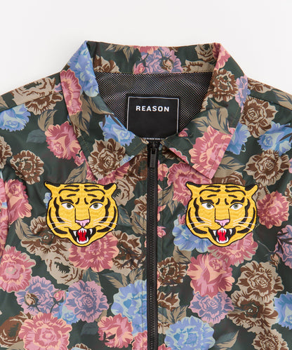 Fearless Tape Trip Nylon Allover Print Jacket