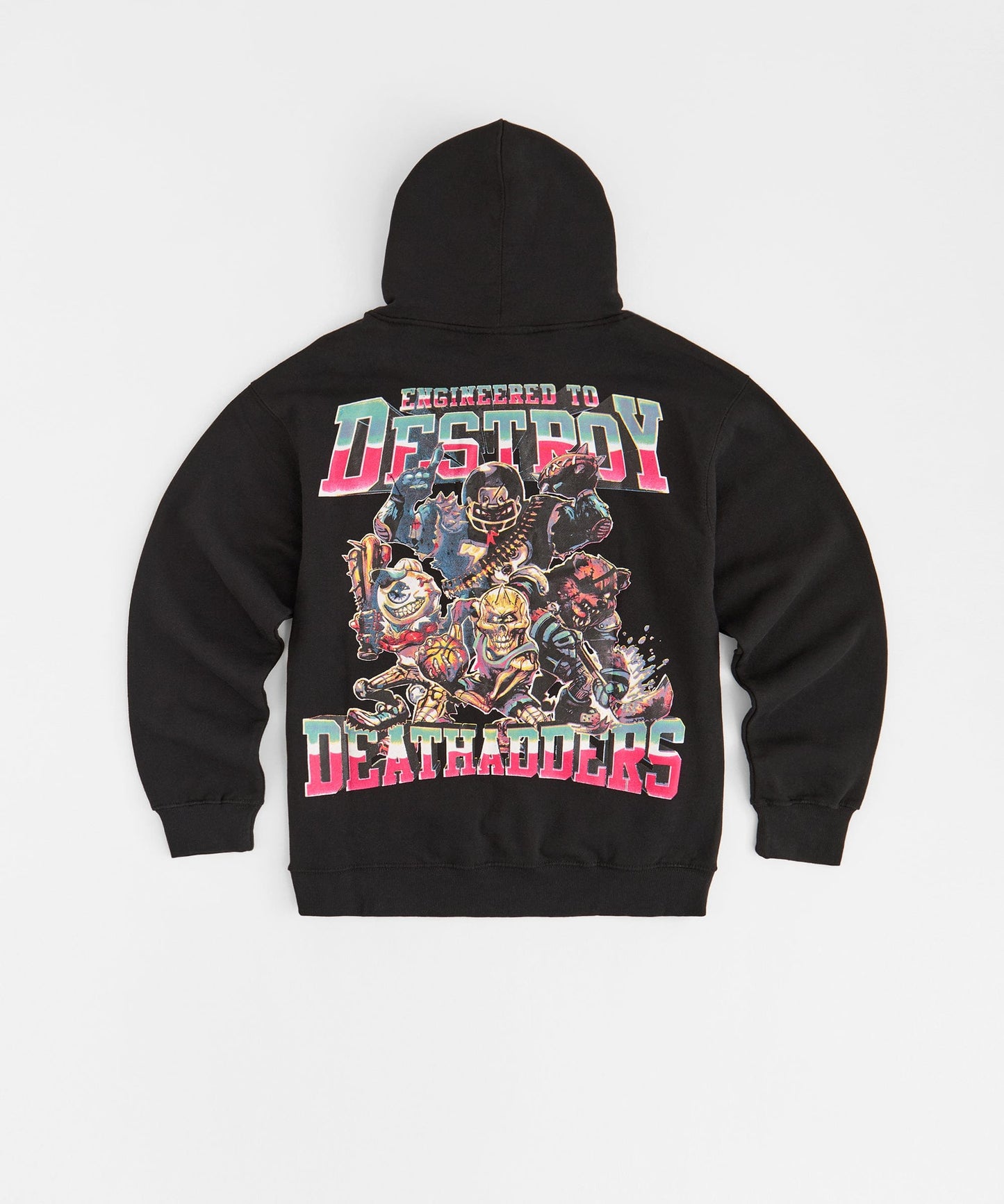 Mishka Engineered To Destroy Back Print Hoodie - Black