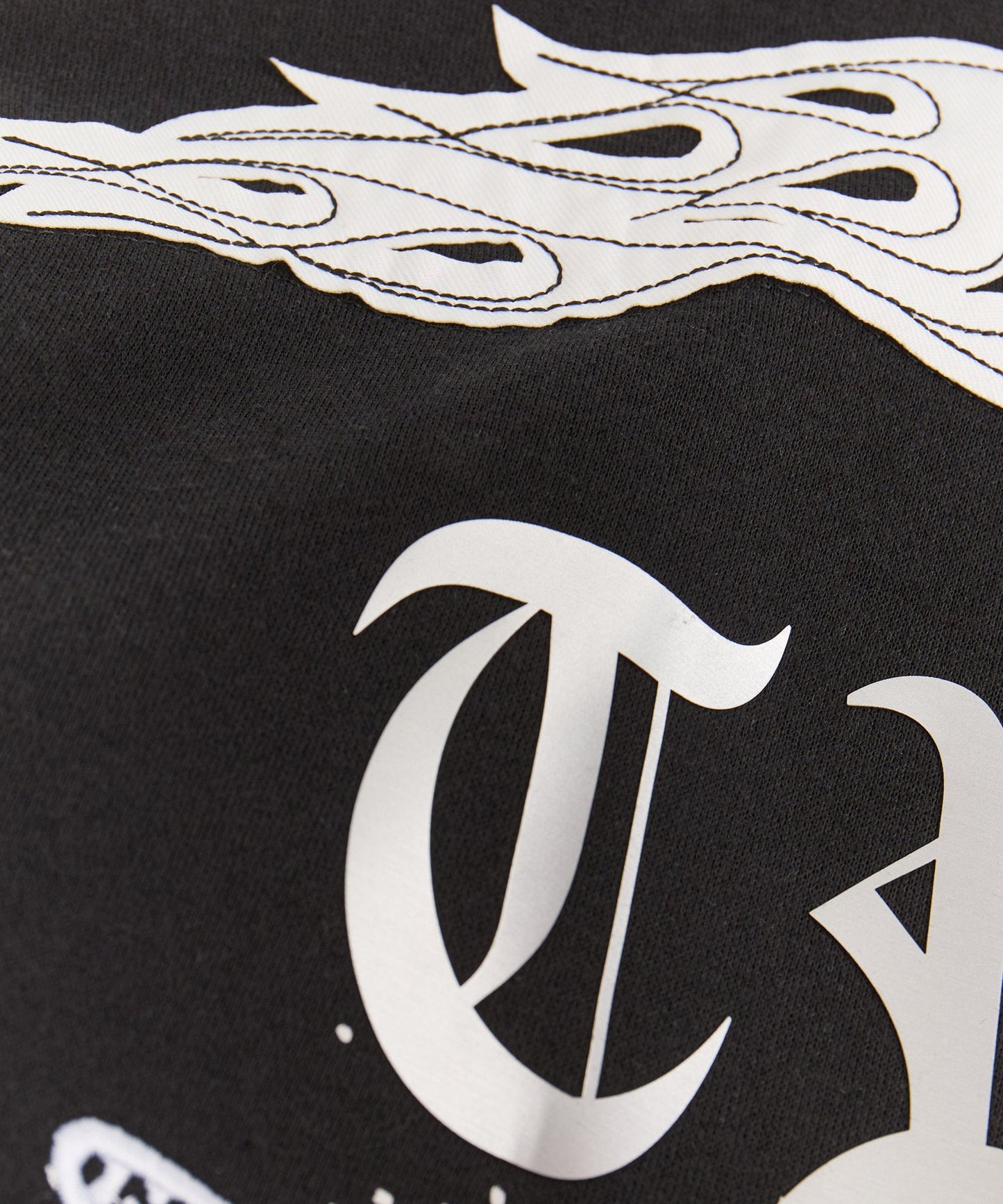 Reckless Trouble Rhinestone Hoodie - Black