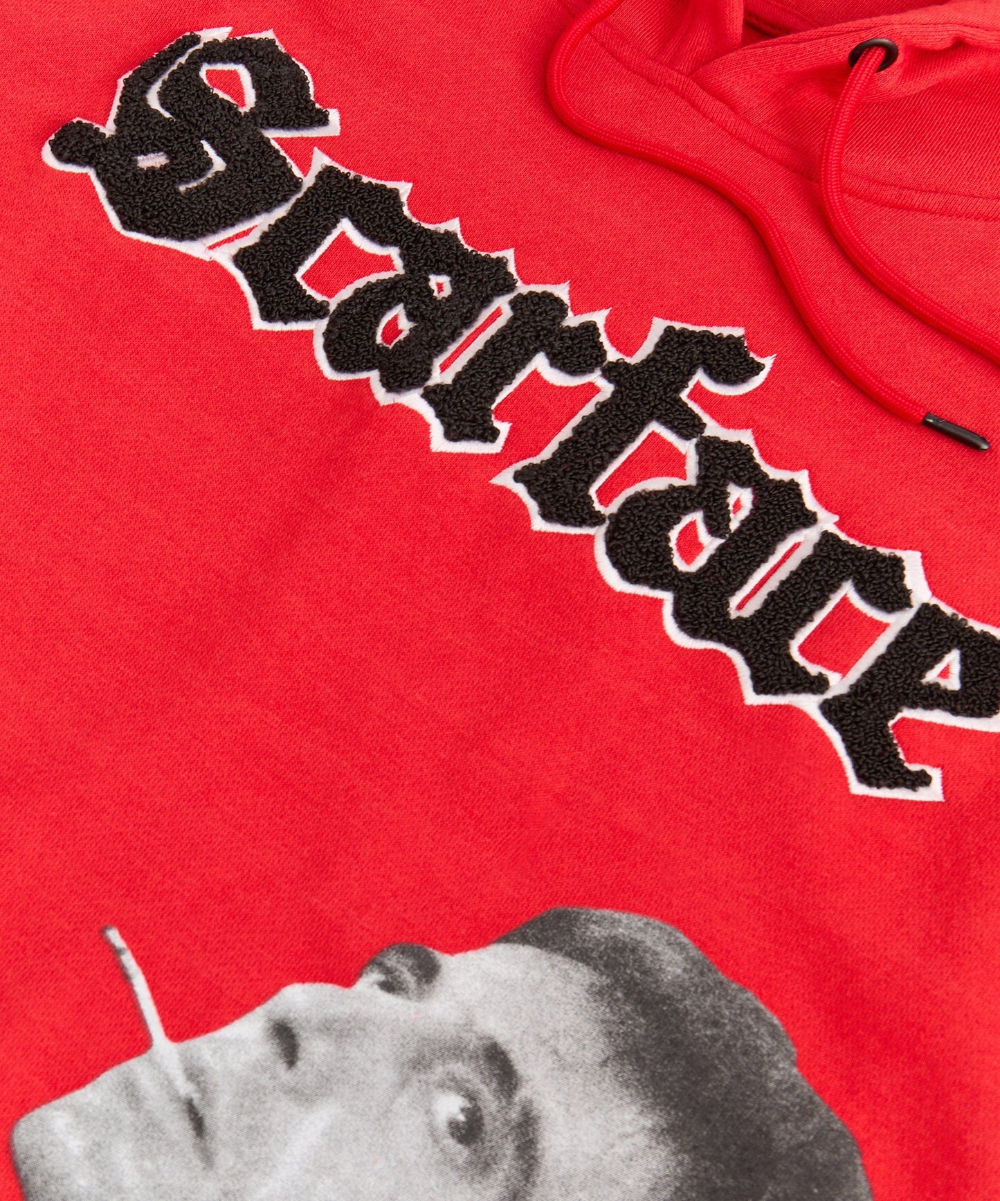 Scarface Old English Chenille Hoodie - Red