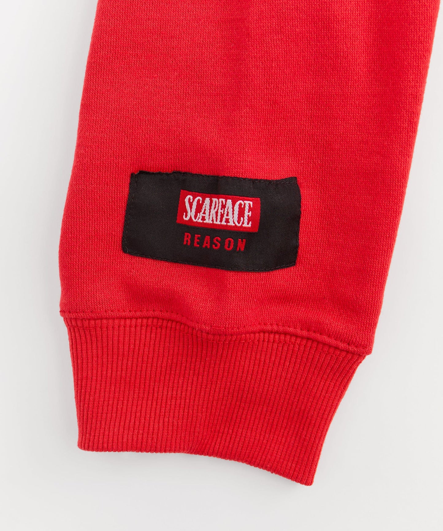 Scarface Old English Chenille Hoodie - Red