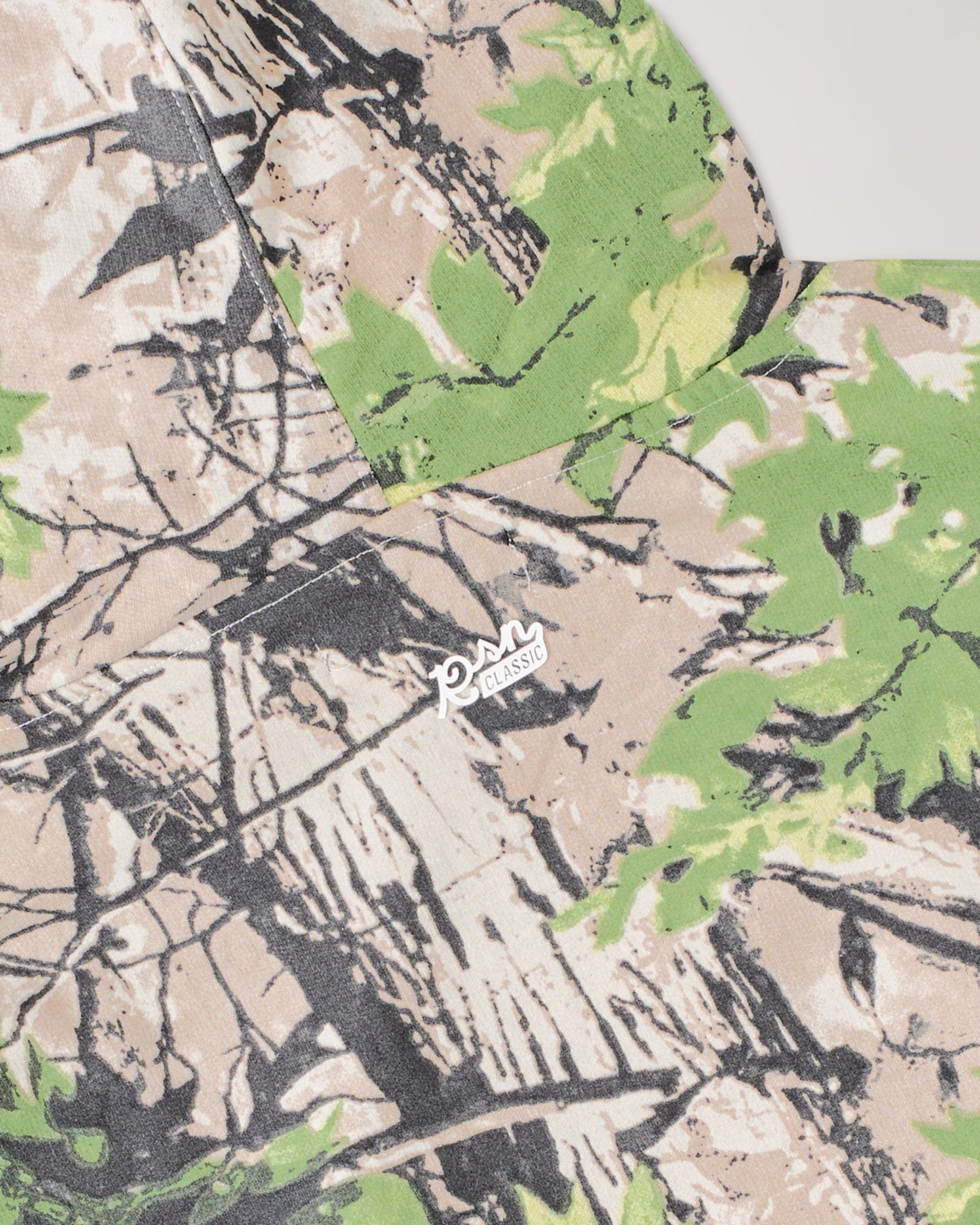 Essential Boxy Fit Heavyweight Pullover Hoodie - Green Tree