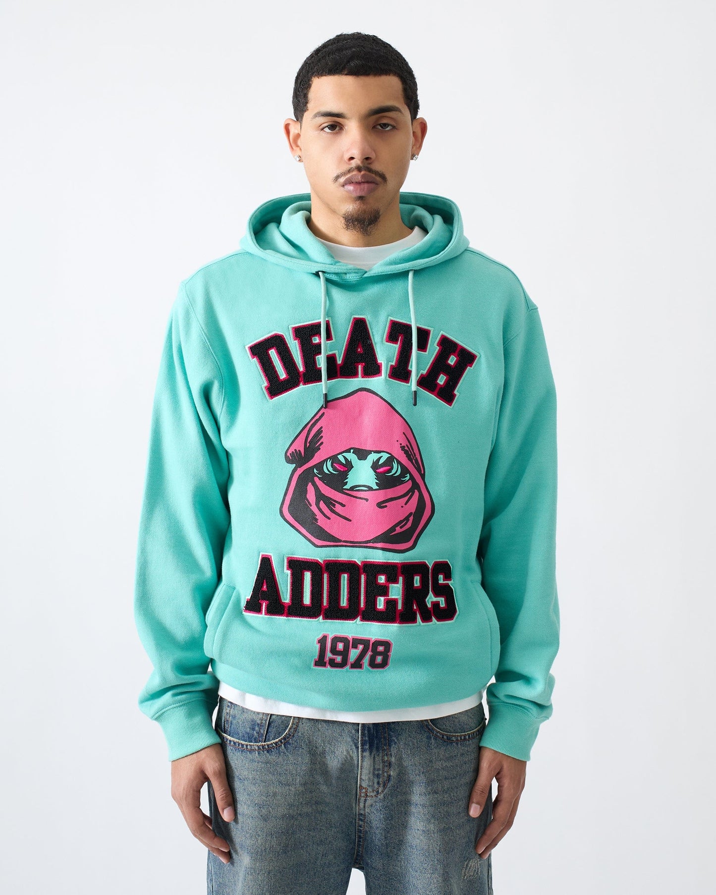 Mishka Death Adders 1978 Hoodie - Light Blue