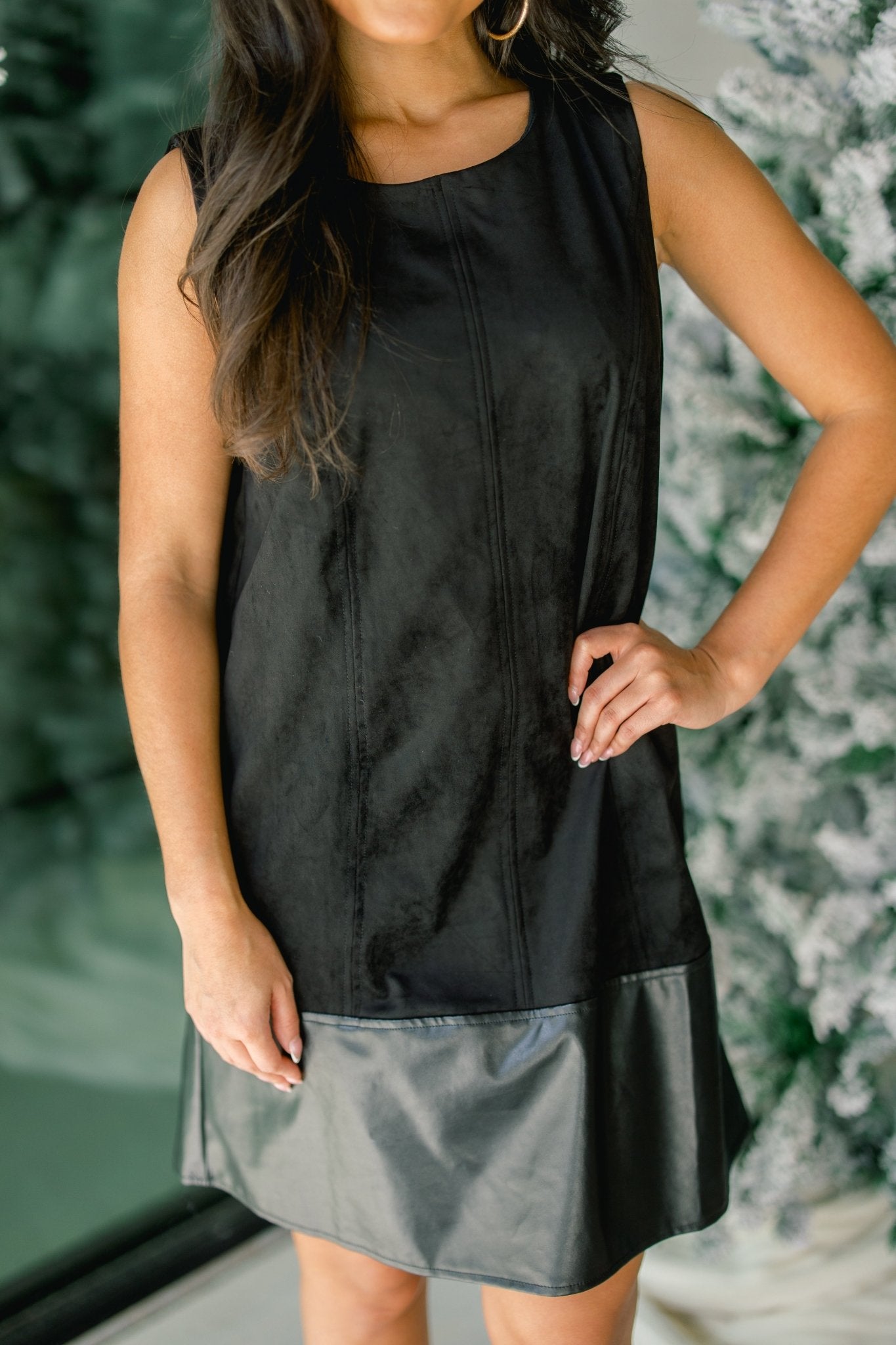 A Moment In Time Suede Dress ~FINAL SALE~