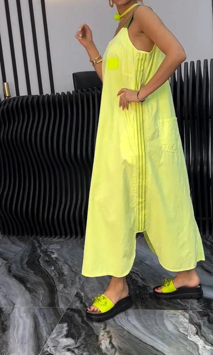 Jane | Graceful Suspender Dress