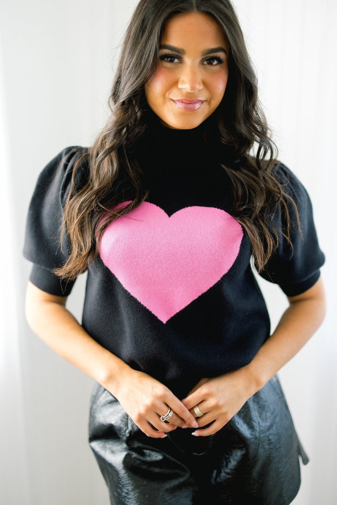 With All My Heart Puff Sleeve Sweater ~FINAL SALE~