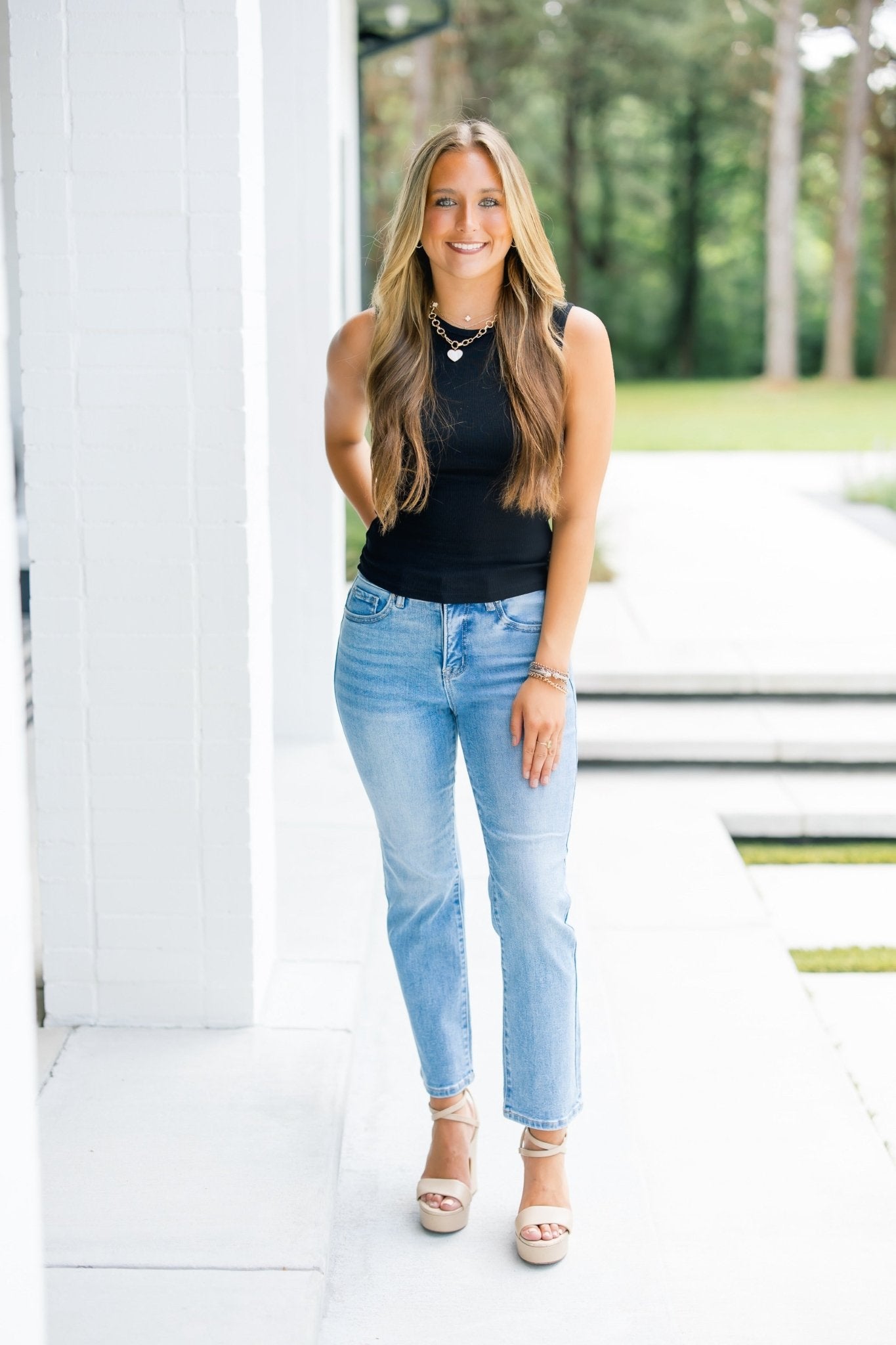 Move Over Medium Cropped Denim