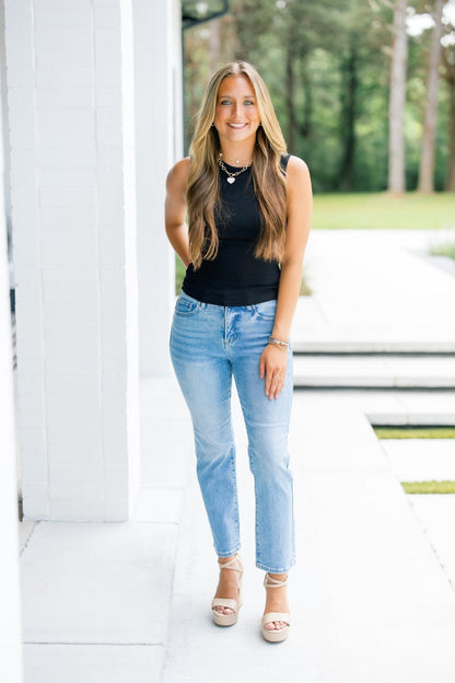 Move Over Medium Cropped Denim