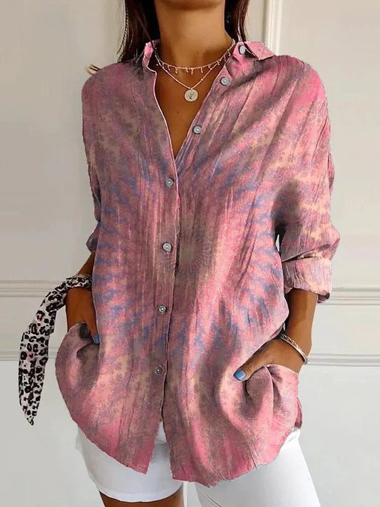 Kay | Vibrant Retro Blouse