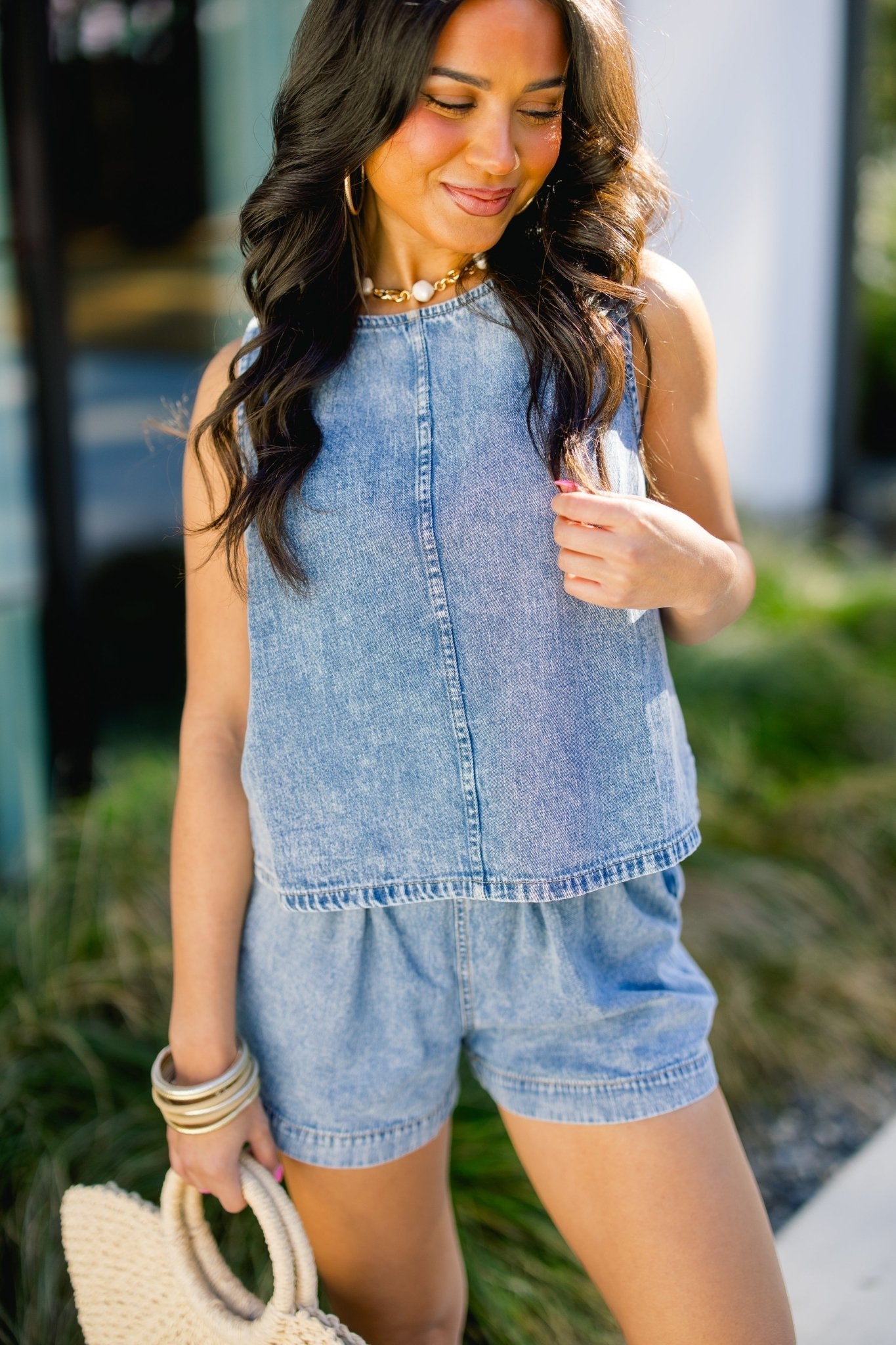 Sunwashed Denim Set