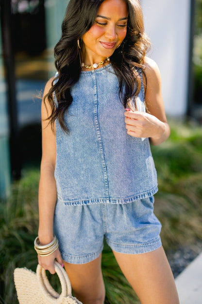 Sunwashed Denim Set