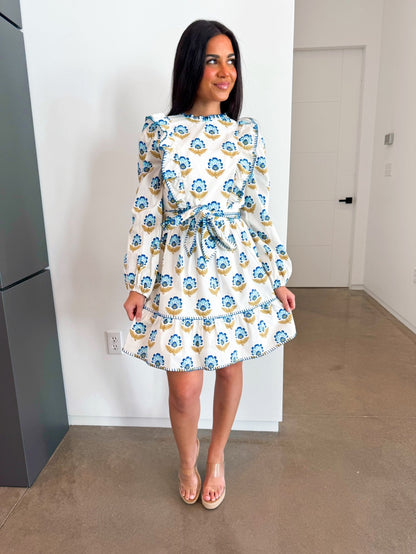 Forever Florals Off White Dress