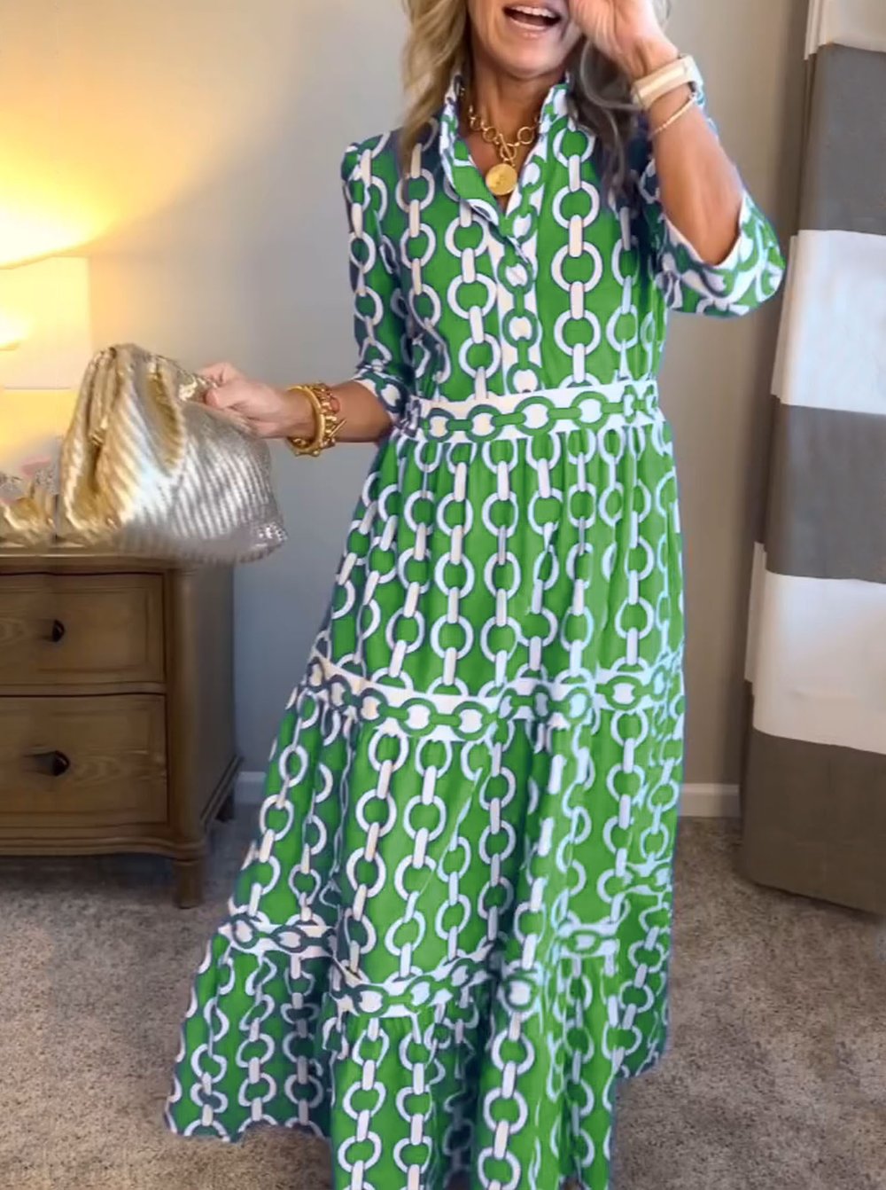 Daynara | Timeless Patterned Dress