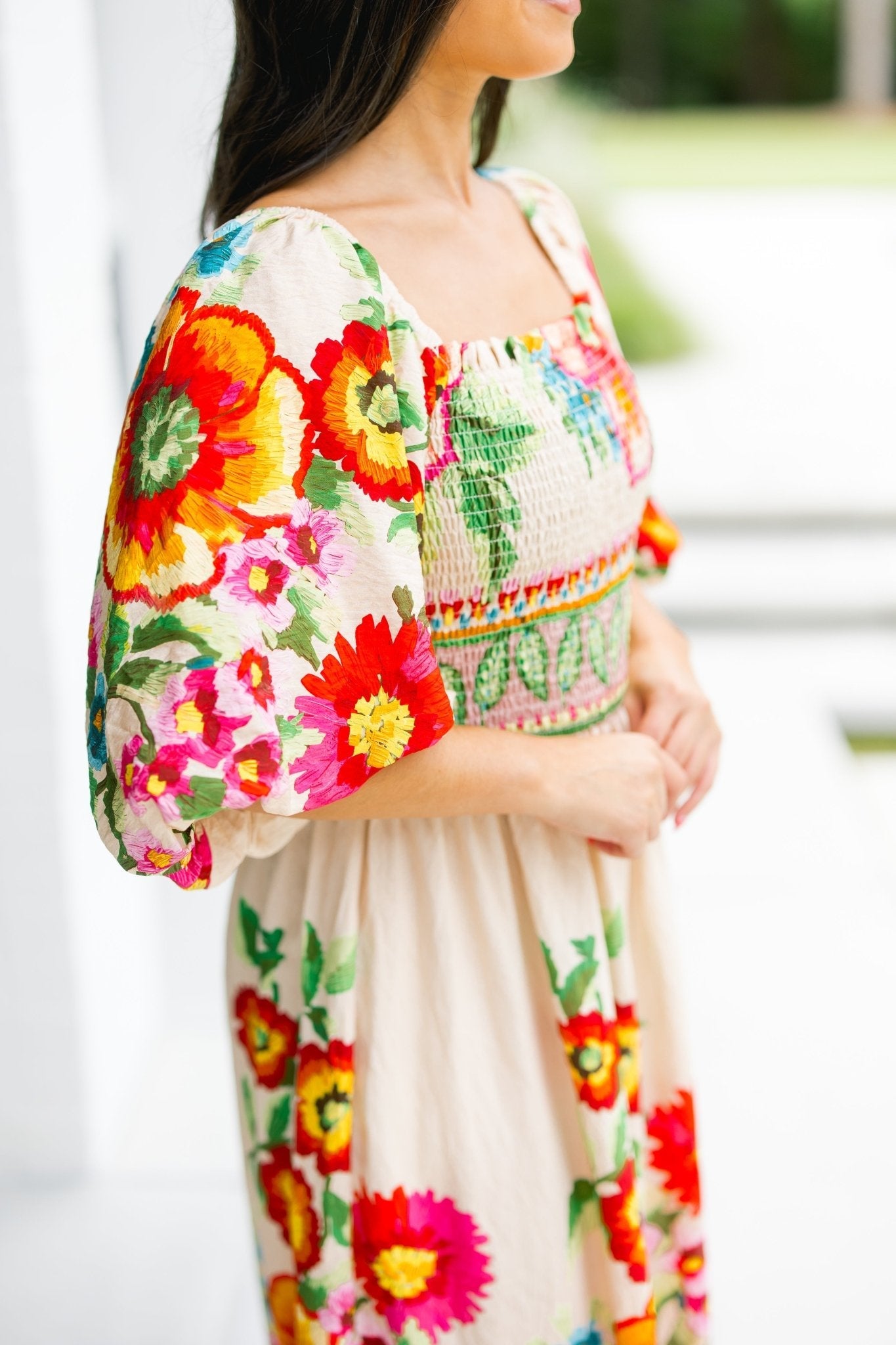 Out Of The Ordinary Ecru Dress ~FINAL SALE~