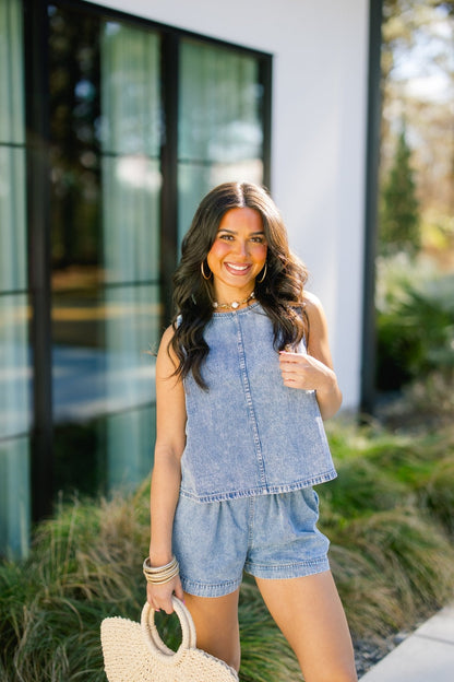 Sunwashed Denim Set
