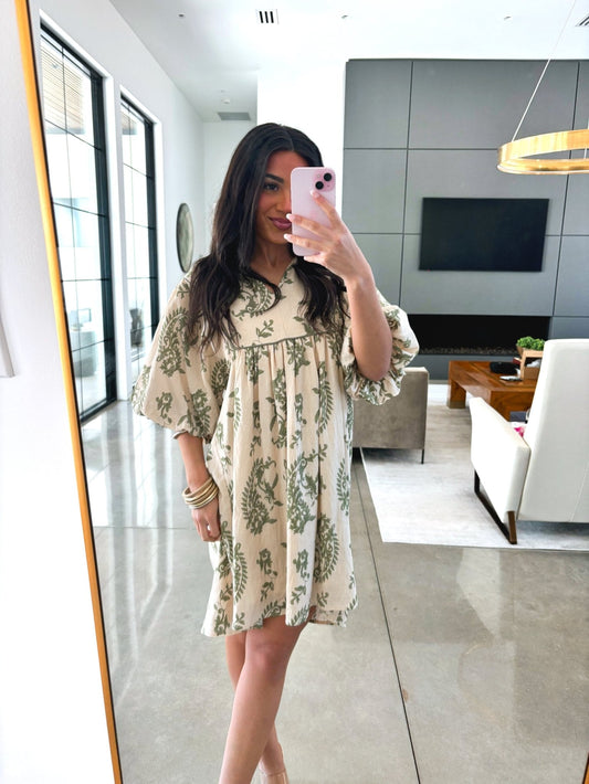 Spring Days Sage Dress