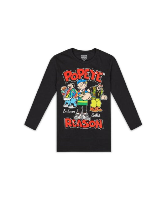 Popeye Vintage Flex Long Sleeve Tee