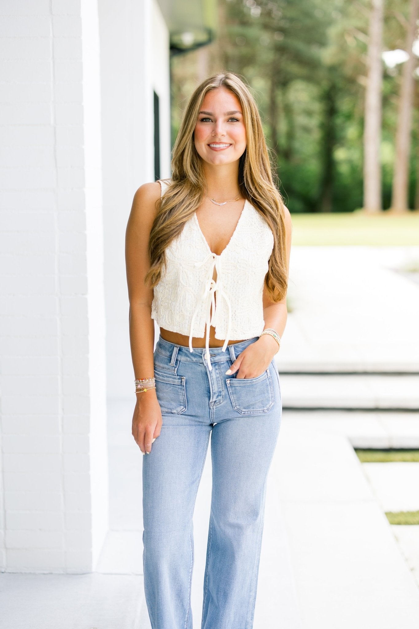 Total Flirt Patch Pocket Denim