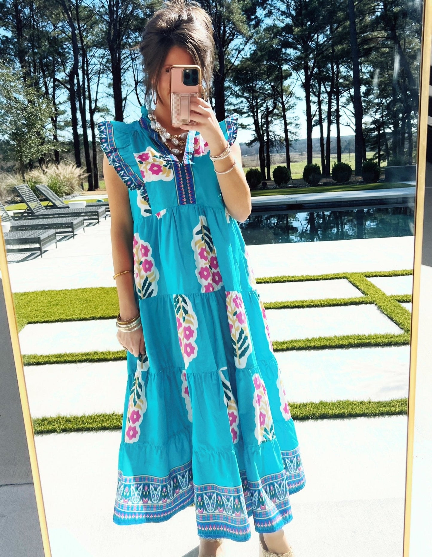 Tealberry Bloom Dress