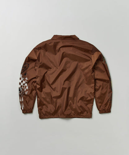 Gritty Coaches Jacket - Brown