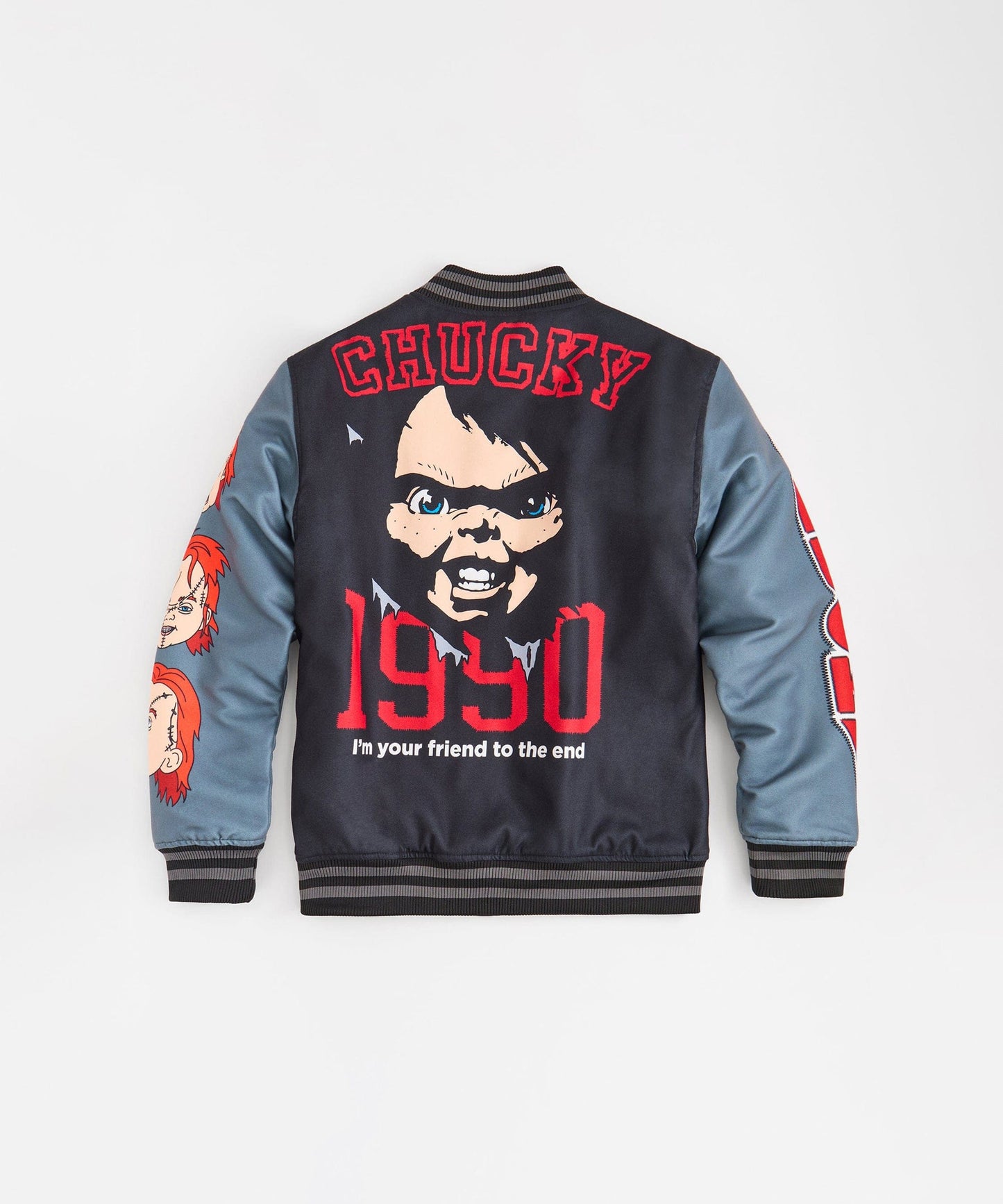 Chucky Nice Guy Varsity Jacket - Black