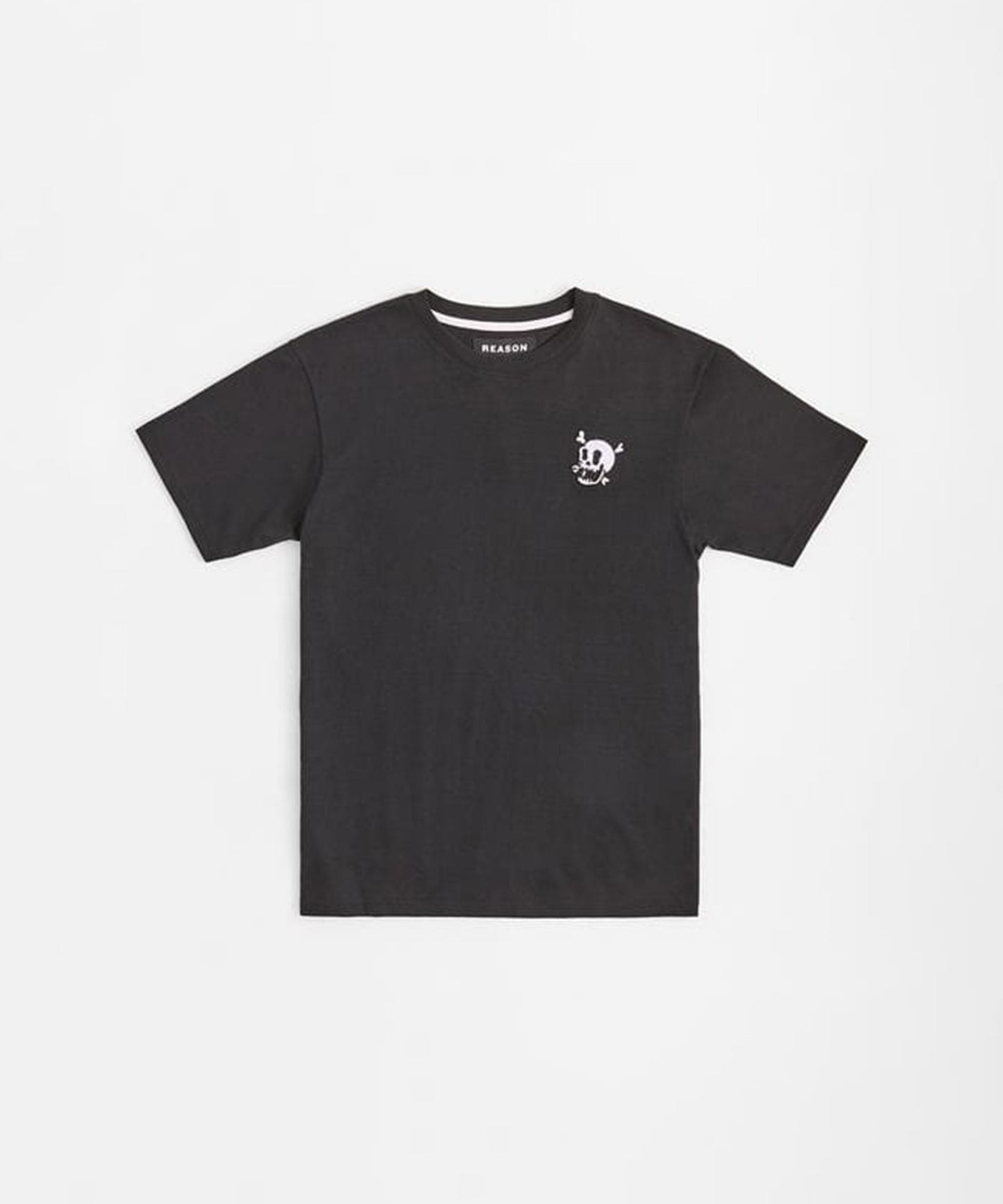 Crossbones Chenille Patch Short Sleeve Tee - Black