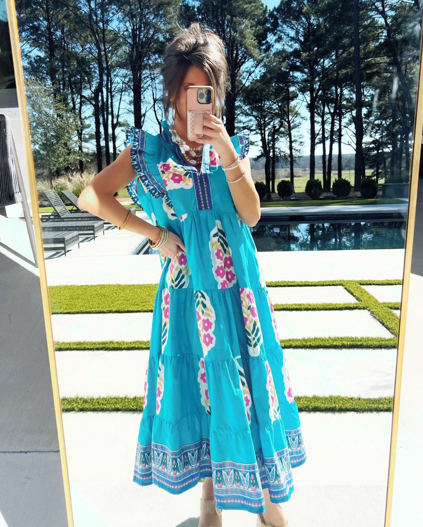 Tealberry Bloom Dress