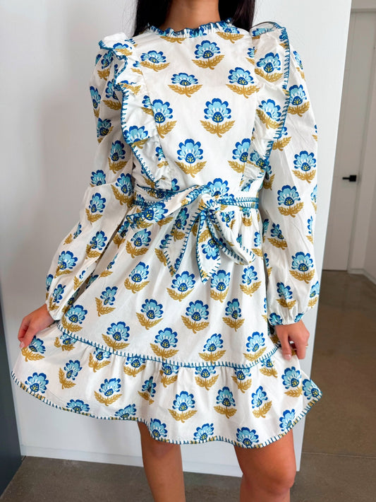 Forever Florals Off White Dress