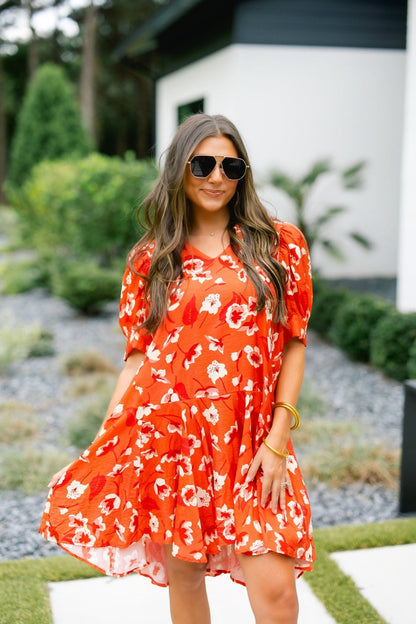 Rest Assured Rust Dress ~FINAL SALE~