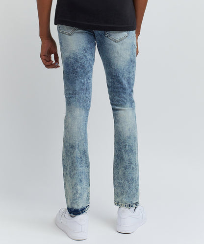 Thomas Rip And Repair Denim Jeans - Blue