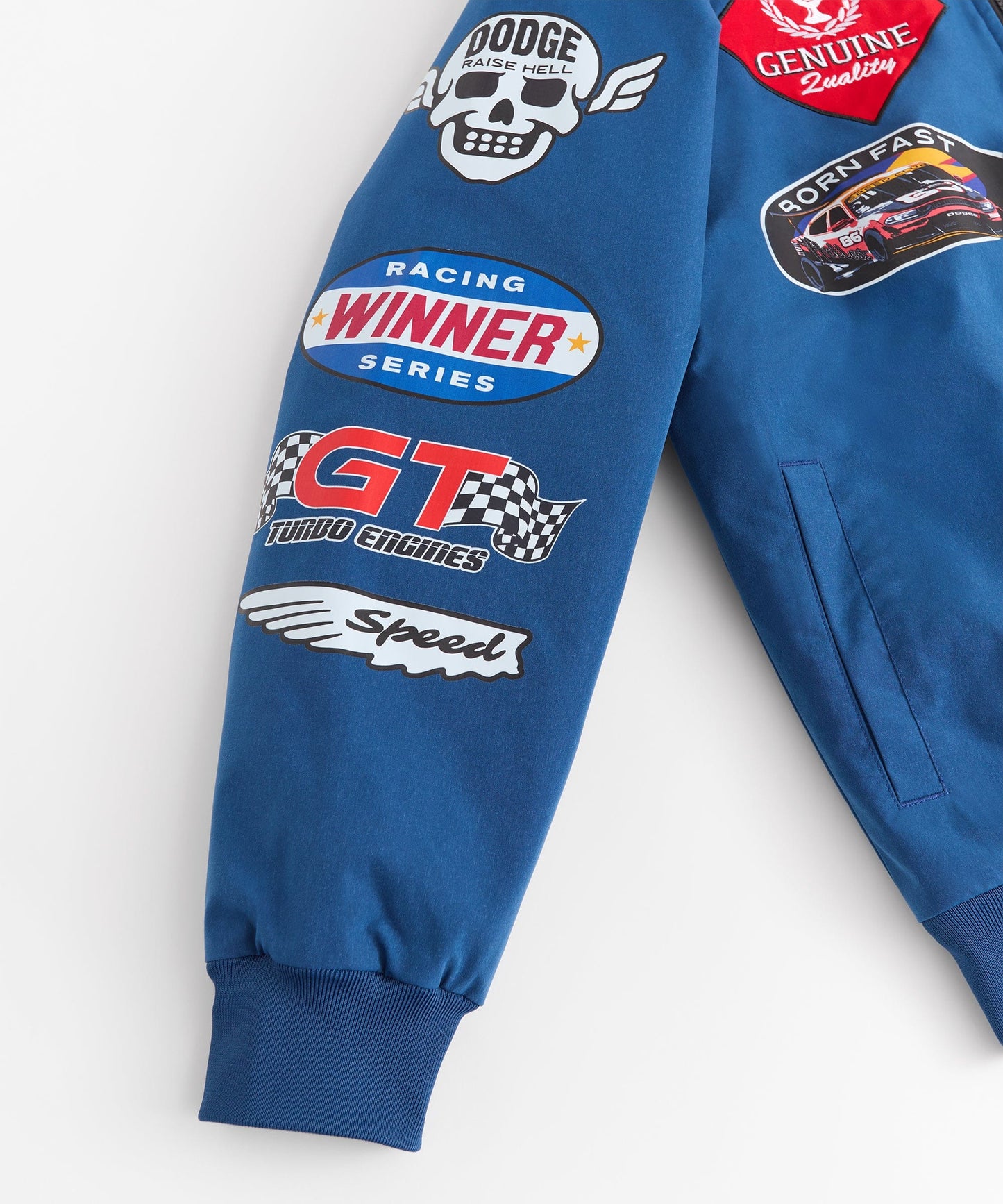 Dodge Hellcat Bomber Jacket - Navy