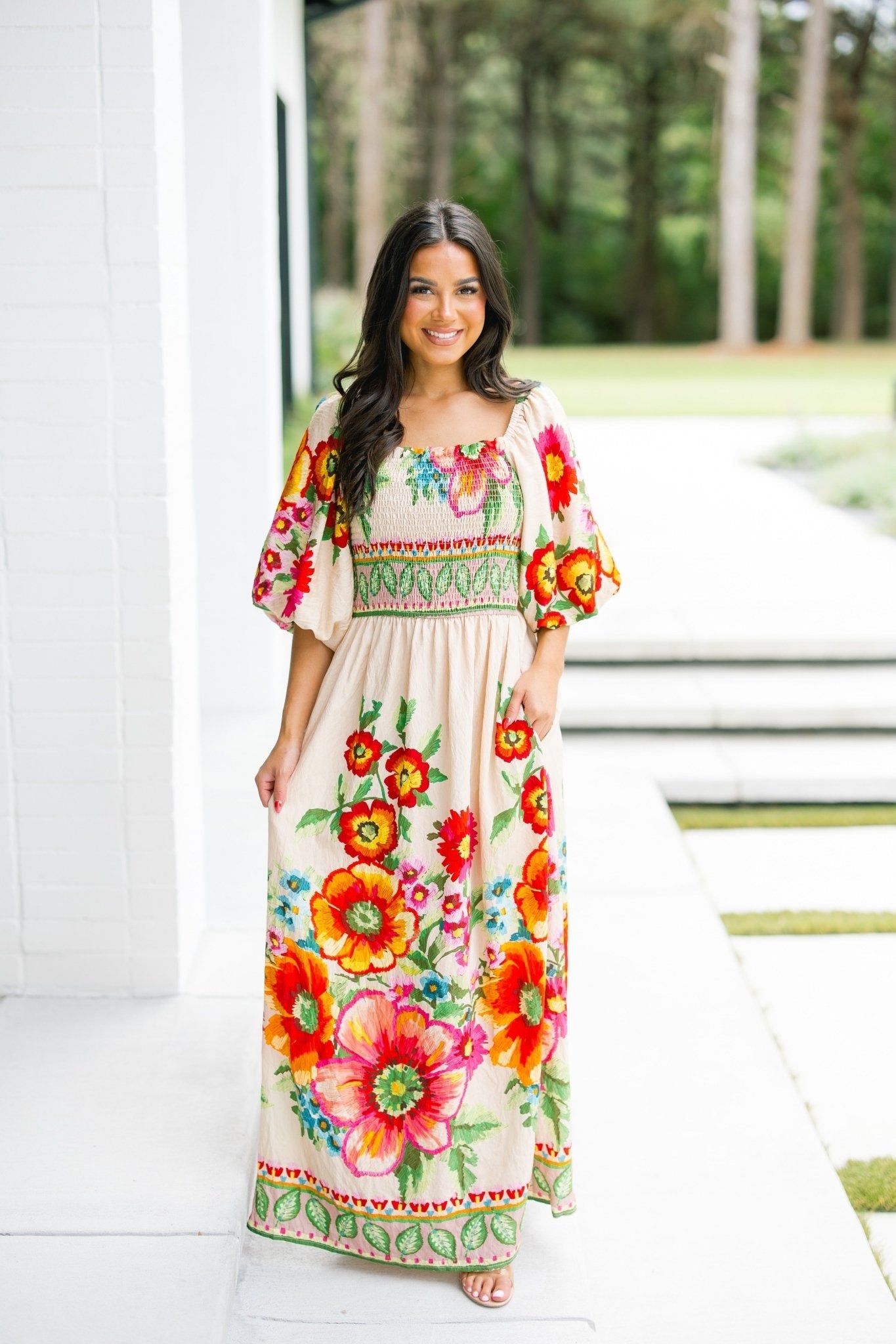 Out Of The Ordinary Ecru Dress ~FINAL SALE~